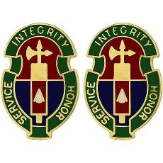 198th Military Police Battalion Unit Crest (Service Integrity Honor)